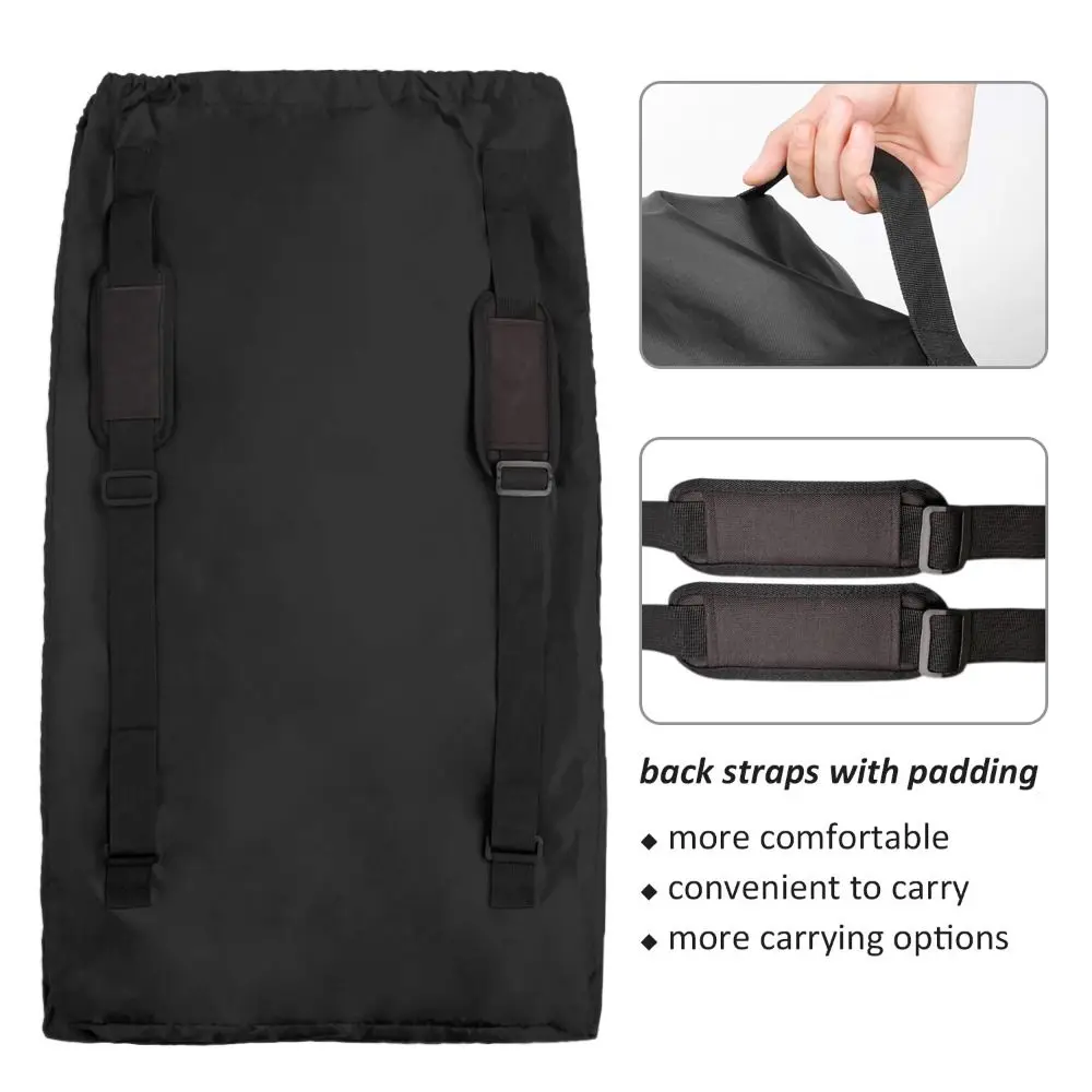 Large Capacity Car Seat Travel Bag Cover Waterproof 300D Oxford Safety Seat Backpack Dustproof Portable for Doona Stroller
