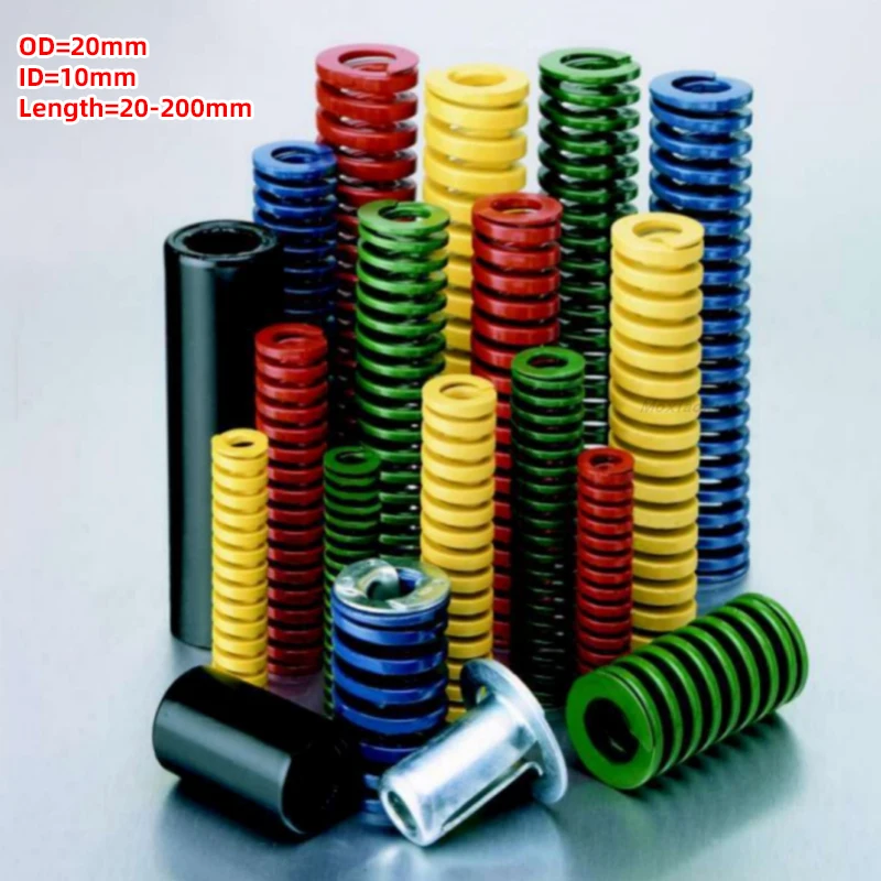 

Creamily 1PCS Compression Mold Spring Load Stamping Alloy Die Springs Outer Diameter 20mm Inner Diameter 10mm Length 20-200mm