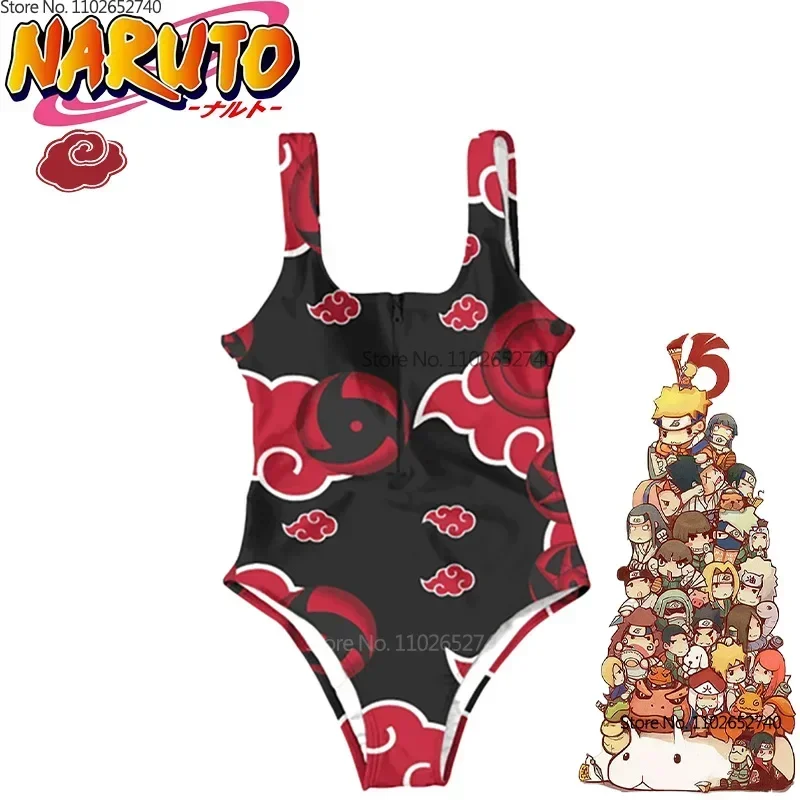 ONE PIECE Anime Cartoon Luffy Uzumaki Figure Fashion Swimsuit Anime Peripheral Summer Bikini Beach Holiday Girlfriend Gift