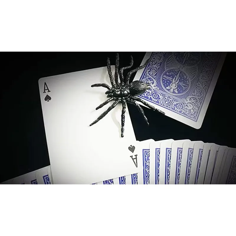 Spade Spider by Shawn Lee Magic Tricks Spider Vanishing Appearing Magia Close Up Street Prank Card Illusions Gimmicks Props