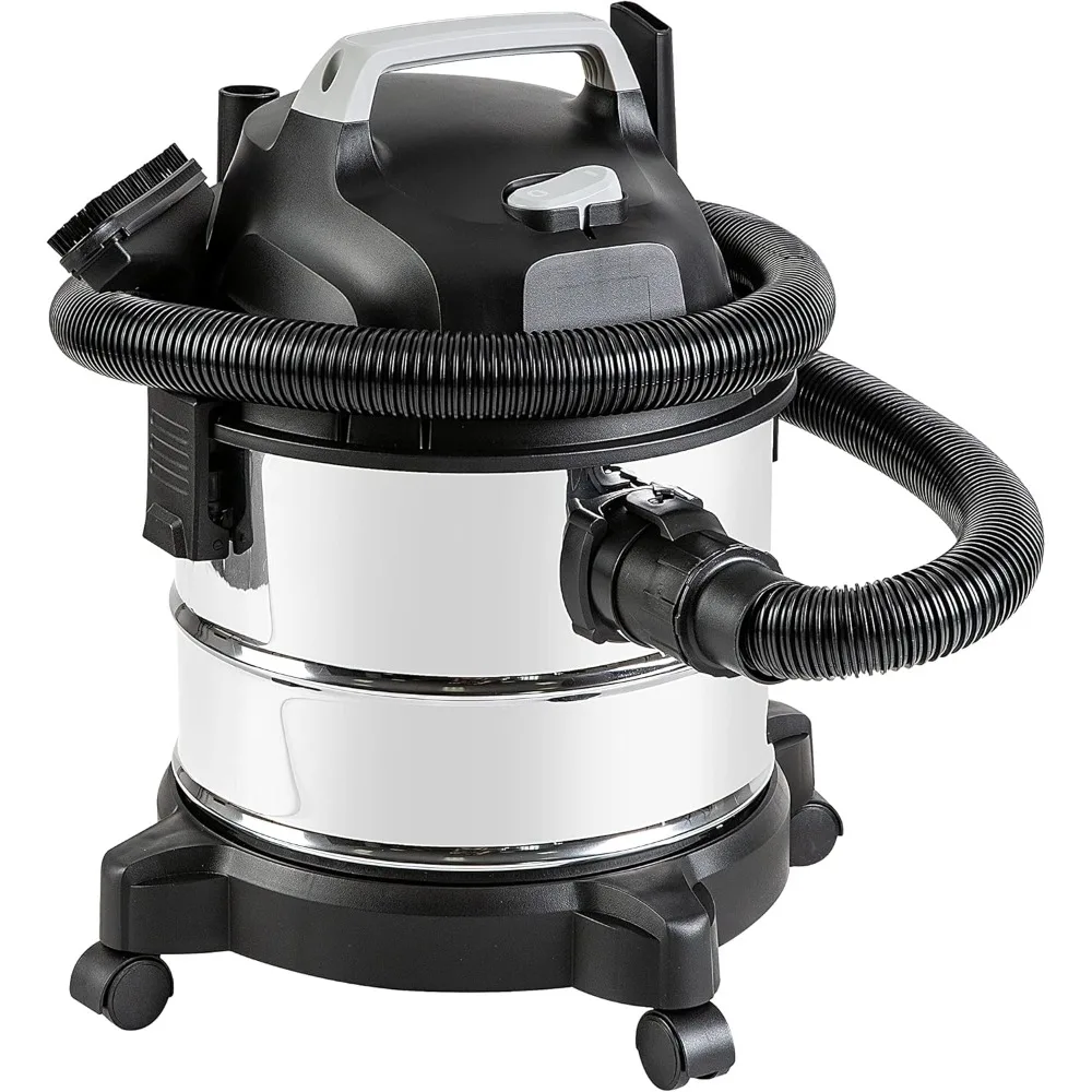 Wet Dry Vacuum Cleaner, 4 gallon Shop, 3 HP Stainless Steel