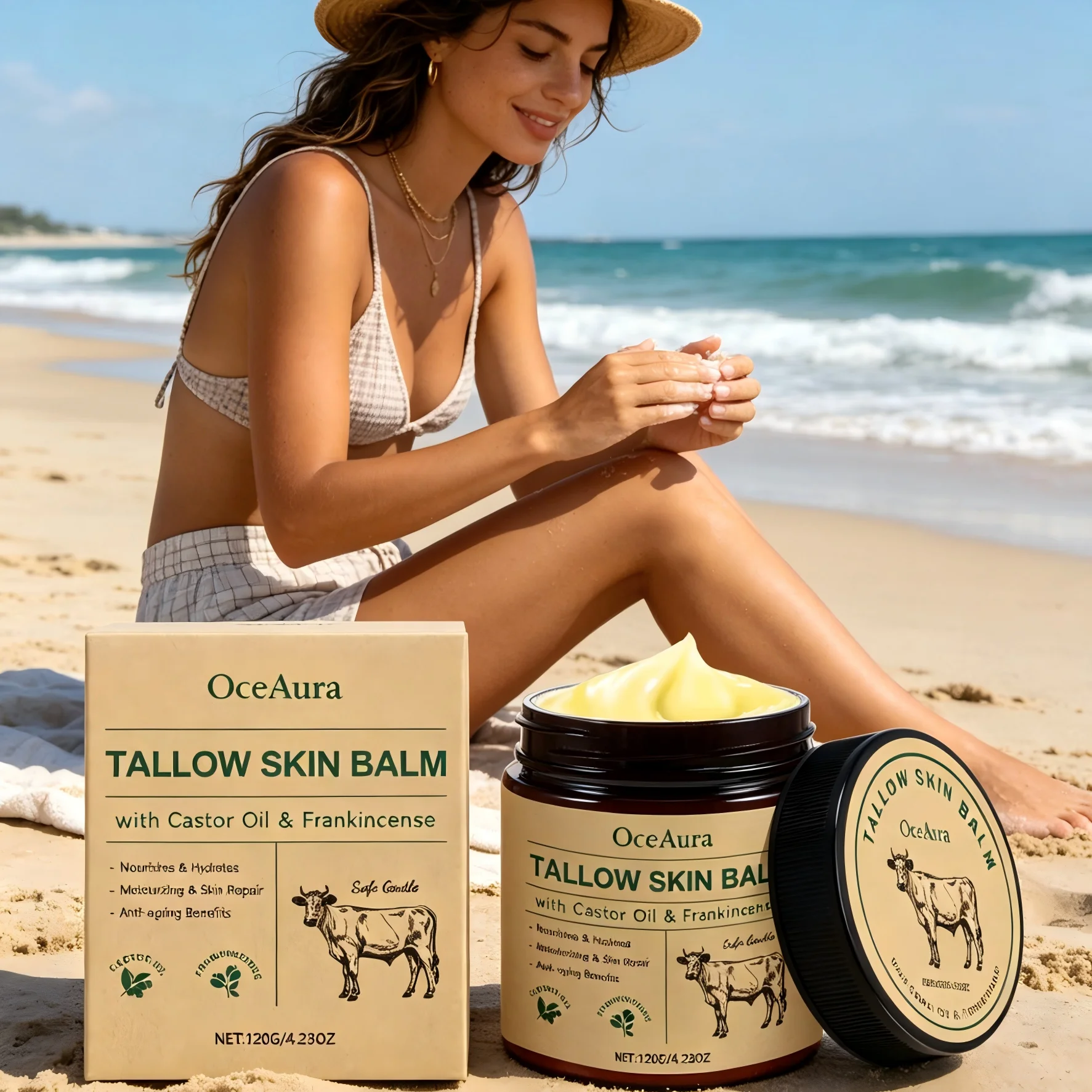OceAura Tallow Balm Anti Aging - Anti-Aging Face Cream 评论和价格