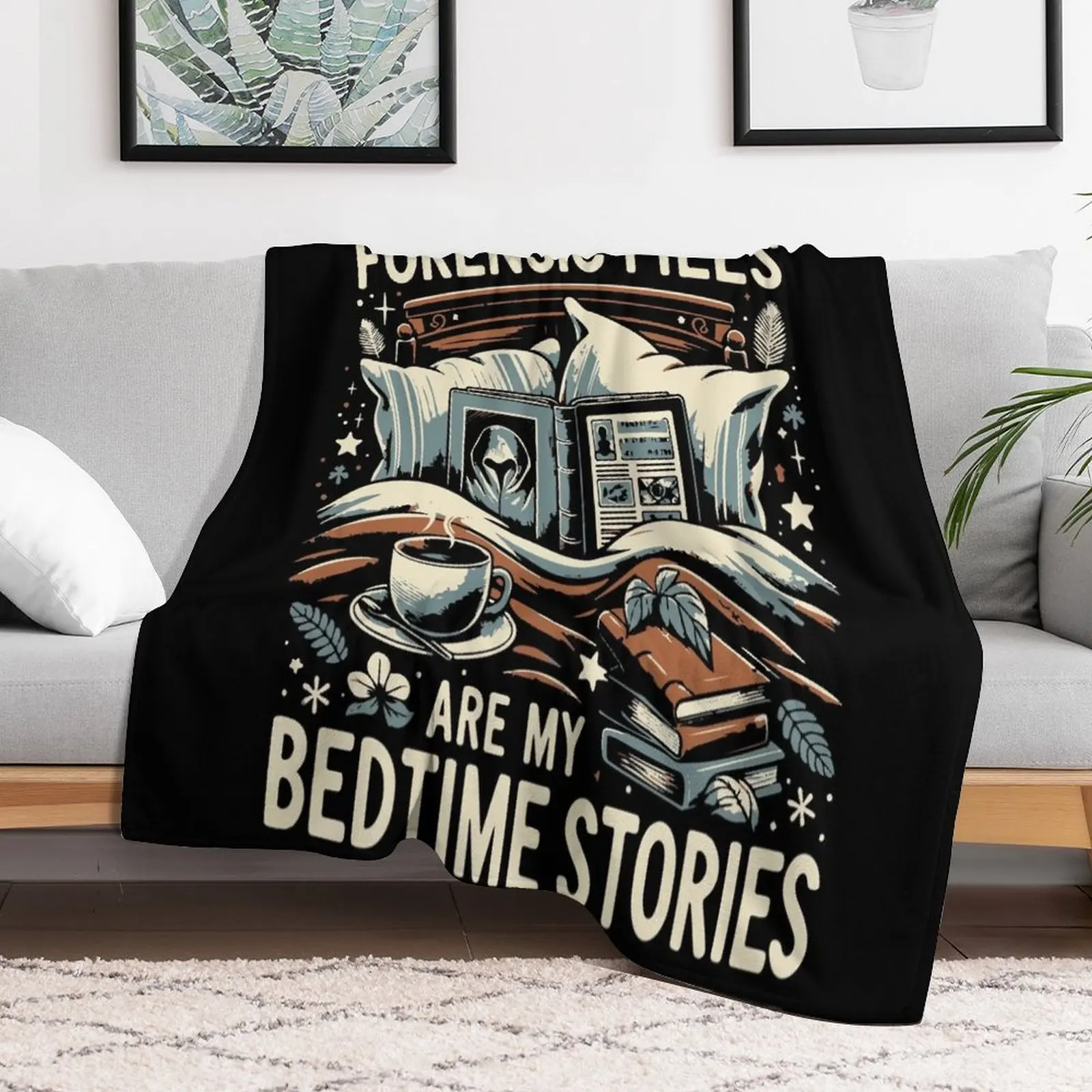 

Forensic Files Bedtime Stories Throw Blanket Decoratives decorative Blankets Shaggy Moving Luxury Designer Blankets