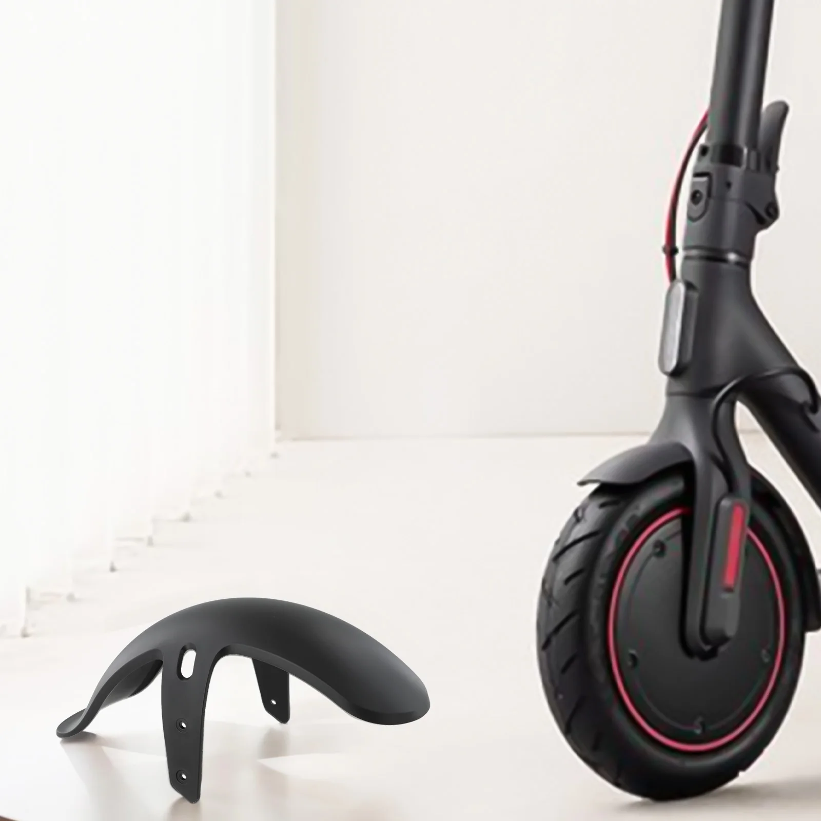 

Electric Scooter Mudguard Front Mudguard 266*127*115mm Mudguard Accessories Long-Term Use Plastic Construction