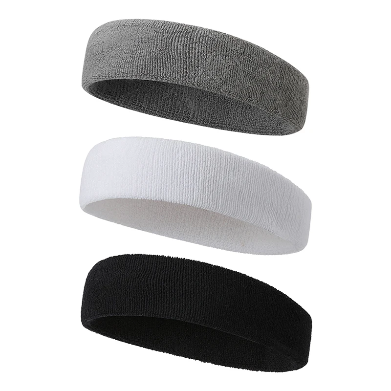 

Outdoor Sports Sweat-absorbent Towel Headband Hairband Men And Women Fashion Fitness Yoga Headband Forehead Protection Wholesale