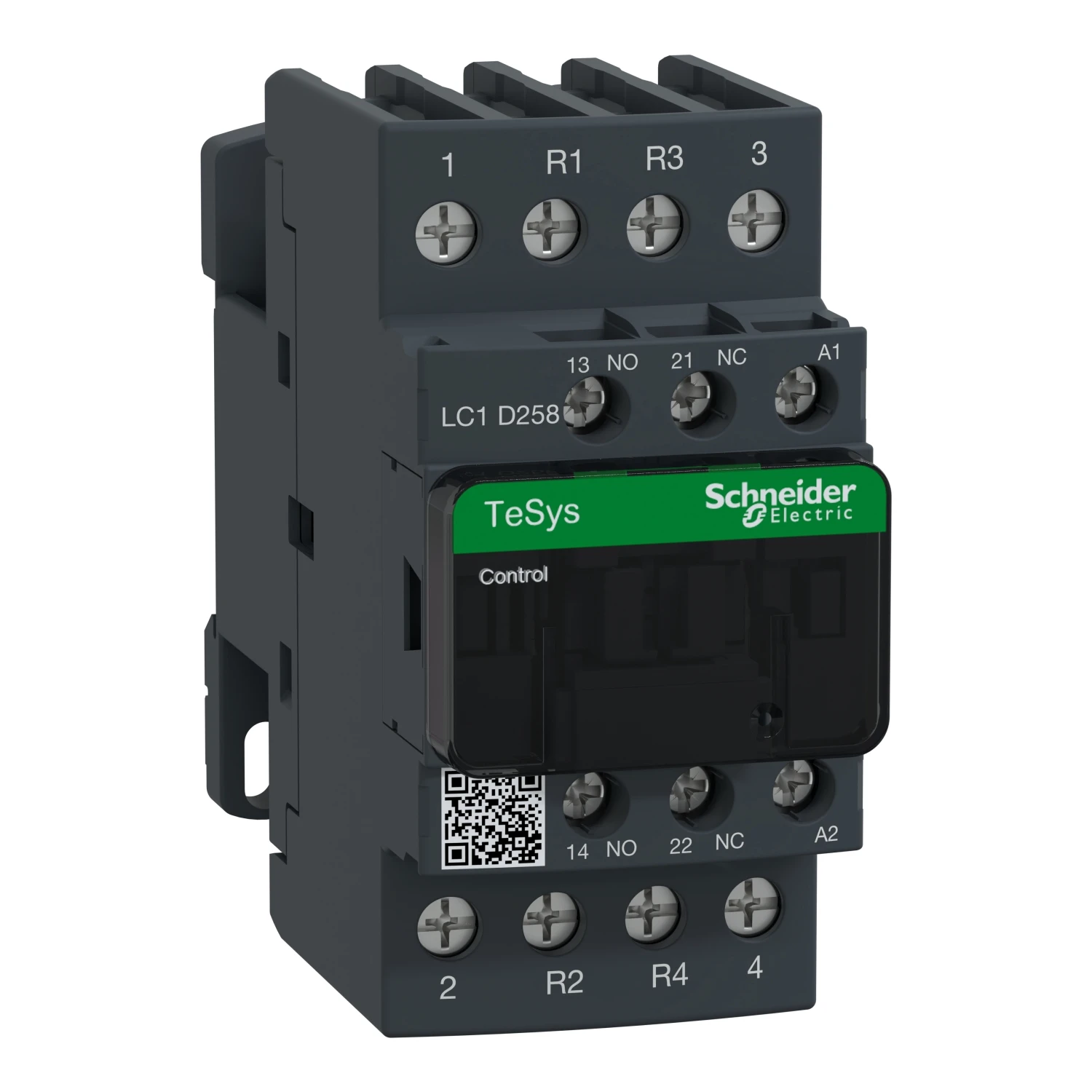 

LC1D258FD LC1D258FDC contactor - 4P(2 NO + 2 NC) - AC-1 - = 440 V 40 A - 110 V DC coil