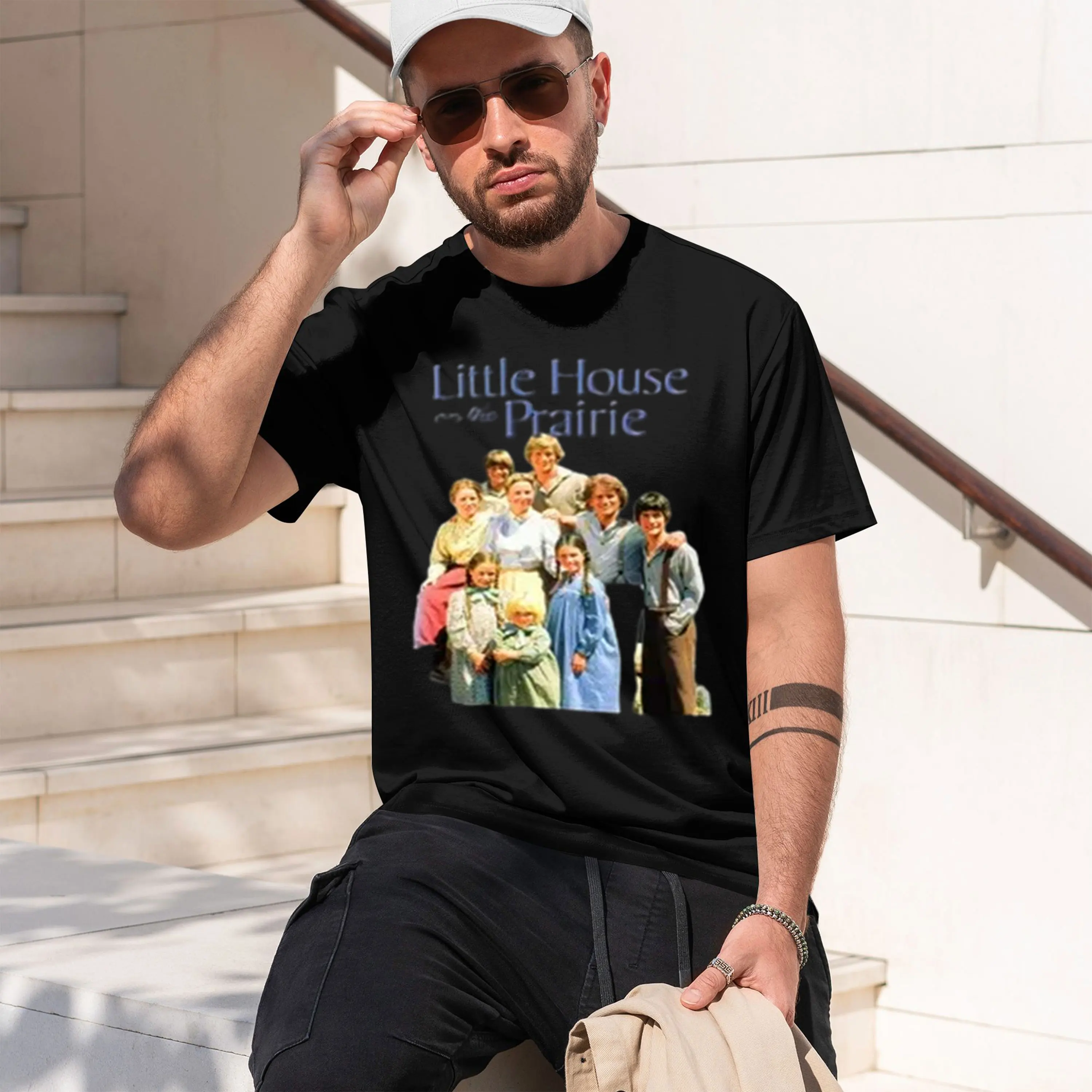 House On The Prairie TV Show Men's T-shirt Size S-5XL 2026 New Model Short-sleeve crewneck T-Shirt Classic Casual Multiple