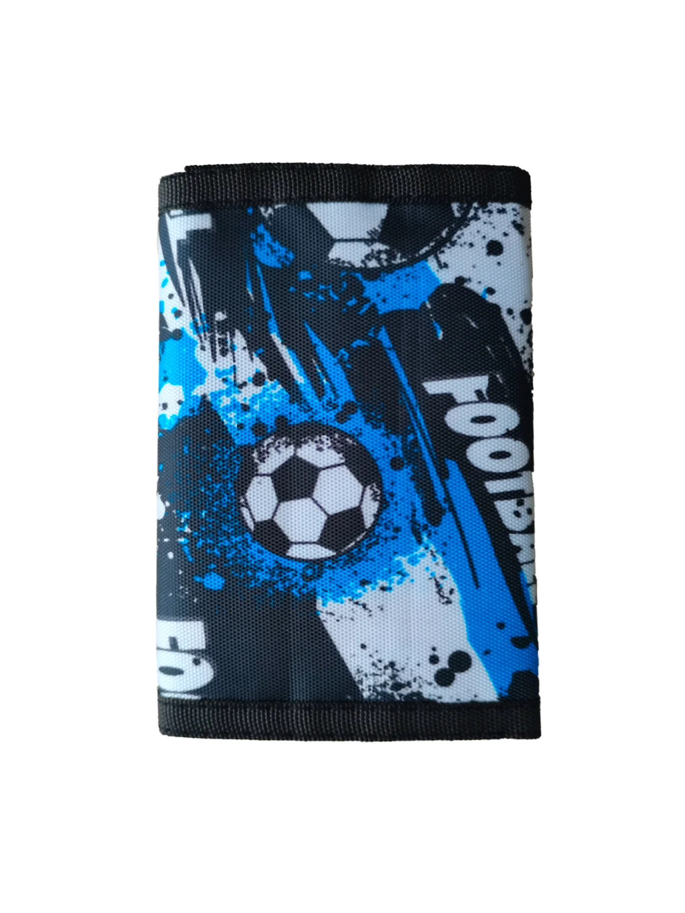 Soccer Football Print Kids Wallets Boys Slim Wallet Trifold Sports with Travel Coin Purse Cards Holder Children's Gifts