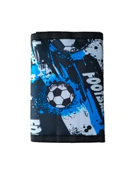 Soccer Football Print Kids Wallets Boys Slim Wallet Trifold Sports with Travel Coin Purse Cards Holder Children's Gifts