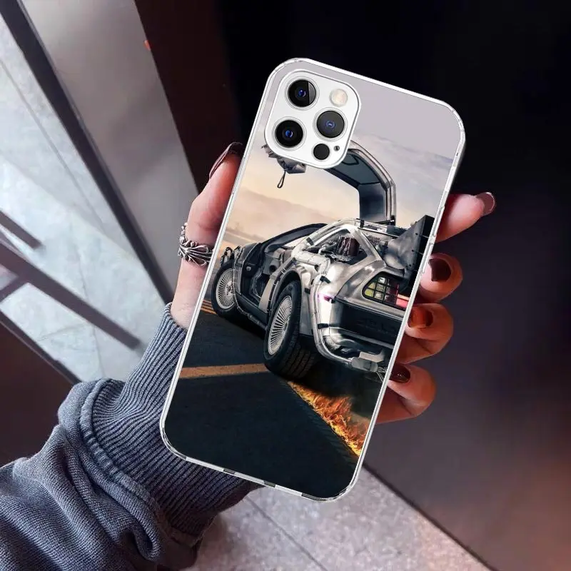 Back To The Future TV Phone Case for Apple iPhone 16 15 14 Plus 13 12 Mini 11 Pro Max X XR XS 7 + 7G 8G SE 2020 Soft Cover