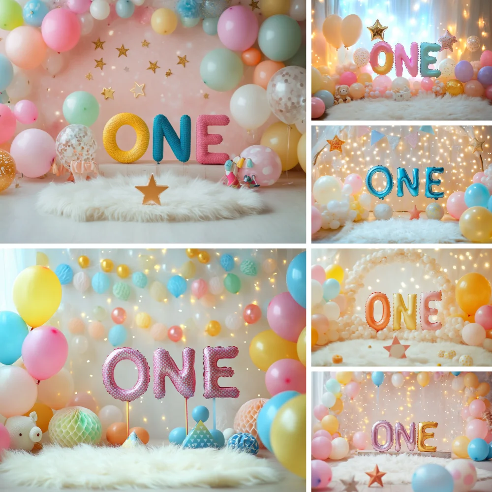 

Baby Newborn Shower Decoration Birthday Party Photography Backdrops Props Balloons Arch Children Newborn Photo Studio Background