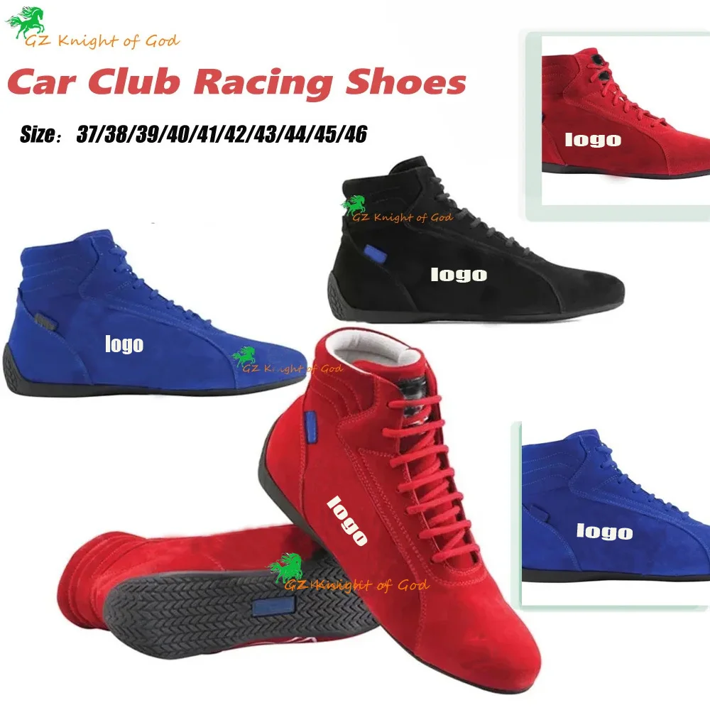 

F1Kart Racing Shoes Motorcycle Rally Car Club Racing Shoes team shoe Lightweight Available in Red Black Red Ankle Boot Adult