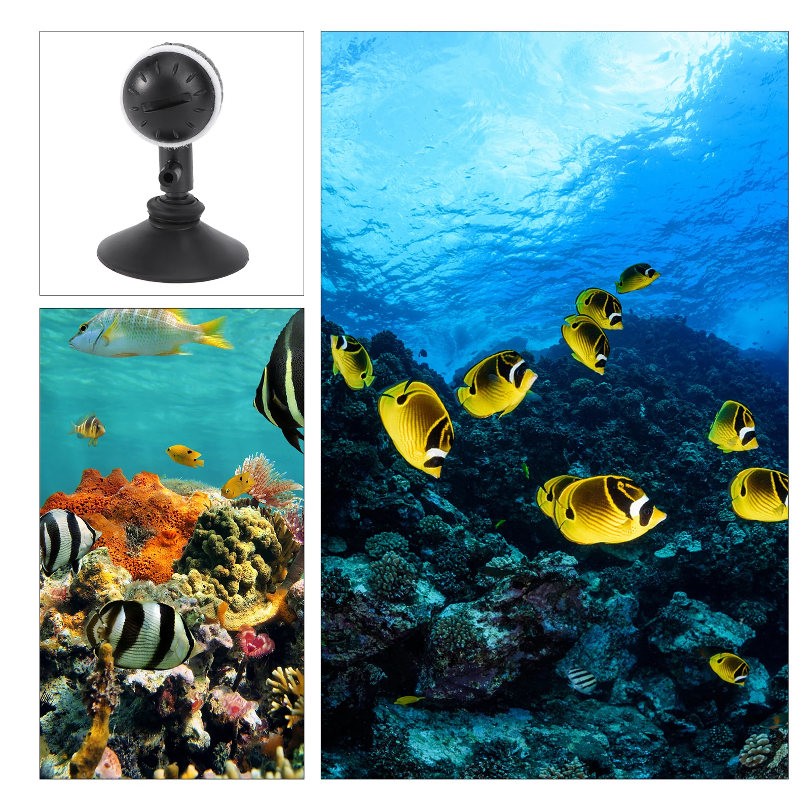 

4pcs Aquarium Air Stone Fish Tank Bubble Diffuser Oxygen Stone Sturdy Durable Keep Releasing Small Bubbles Long Term Use For