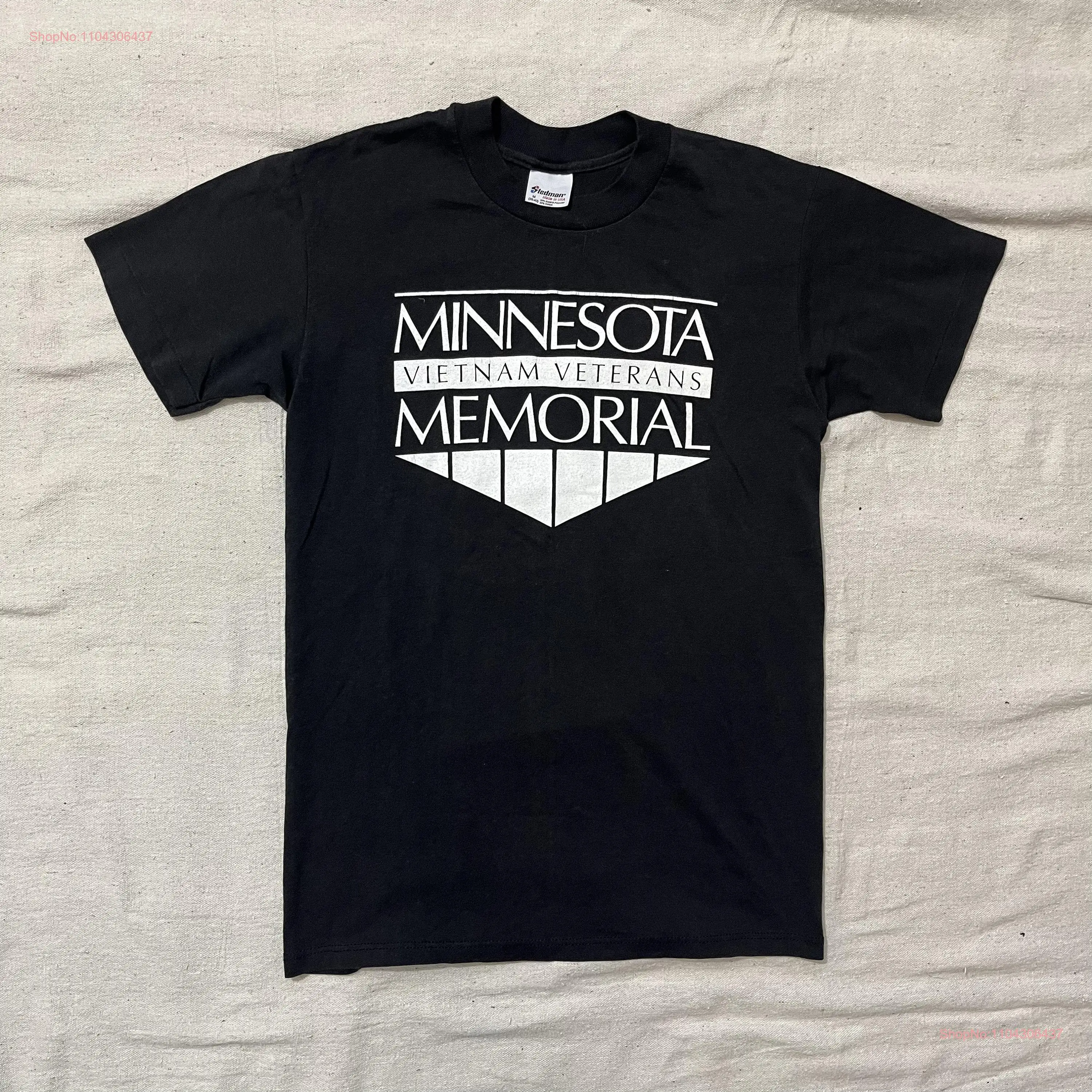 Vintage 80s Minnesota Vietnam Veterans Memorial T Shirt Medium long or short sleeves