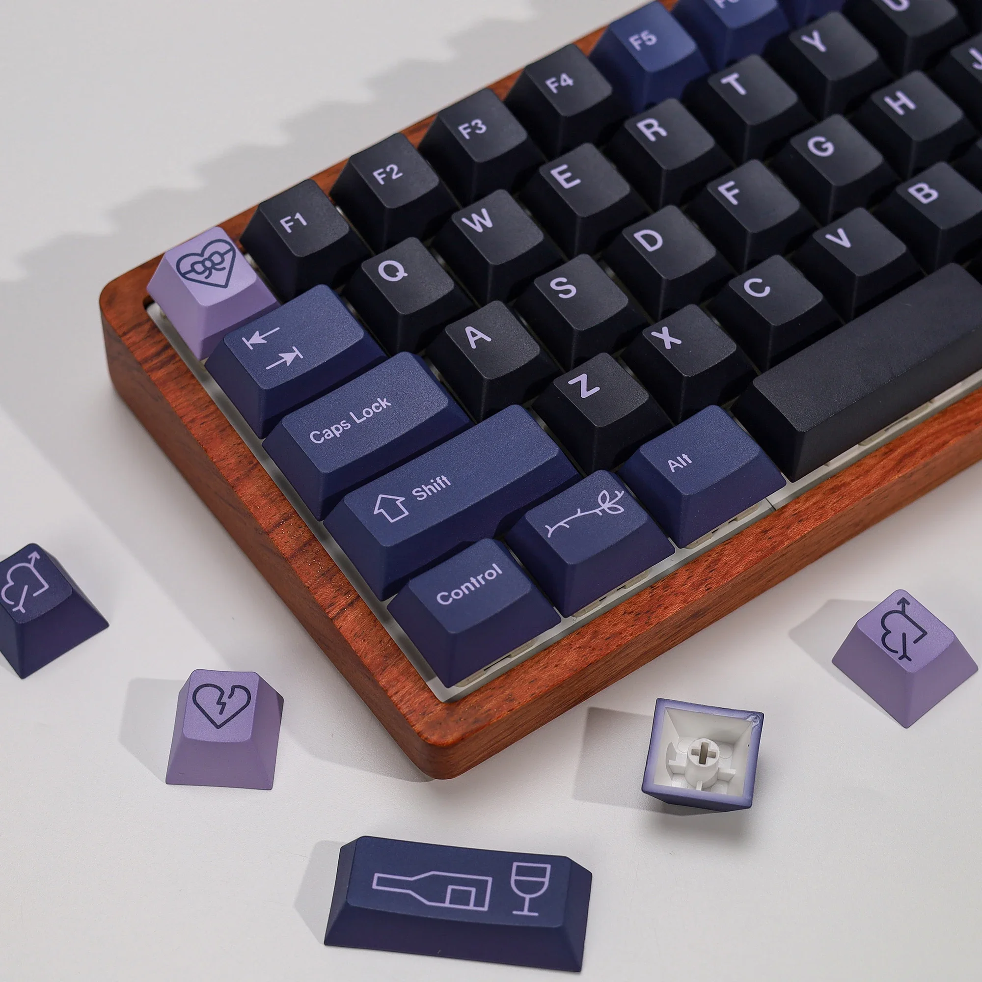 

KBDiy 143 клавиш GMK колпачки для механической клавиатуры Cherry Profile PBT First Love Keycap Custom для переключателя MX для AK74 gx87 crush8