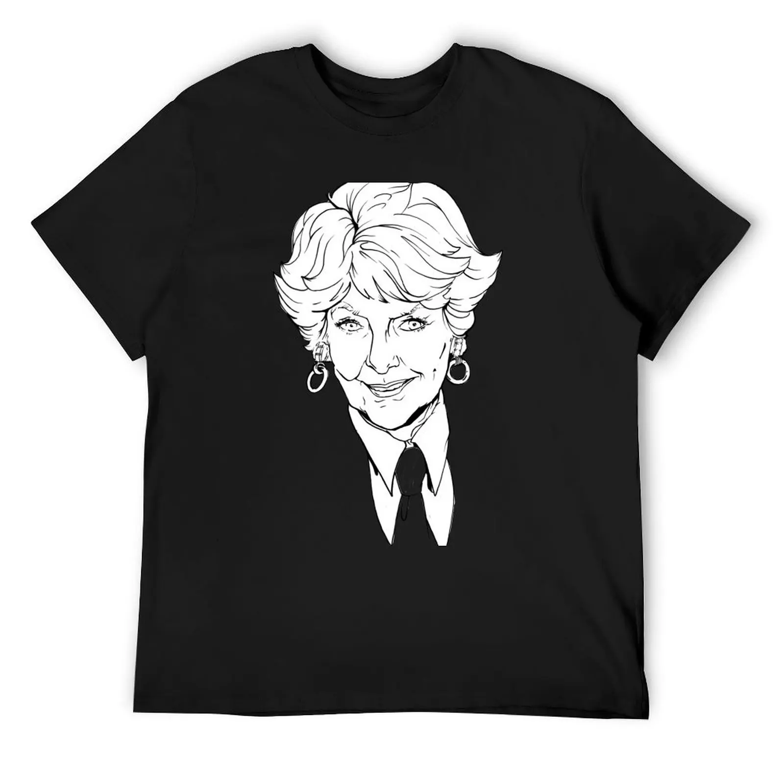 Elaine Stritch (White Fill) T-Shirt anime t shirts sublime designer t shirt men