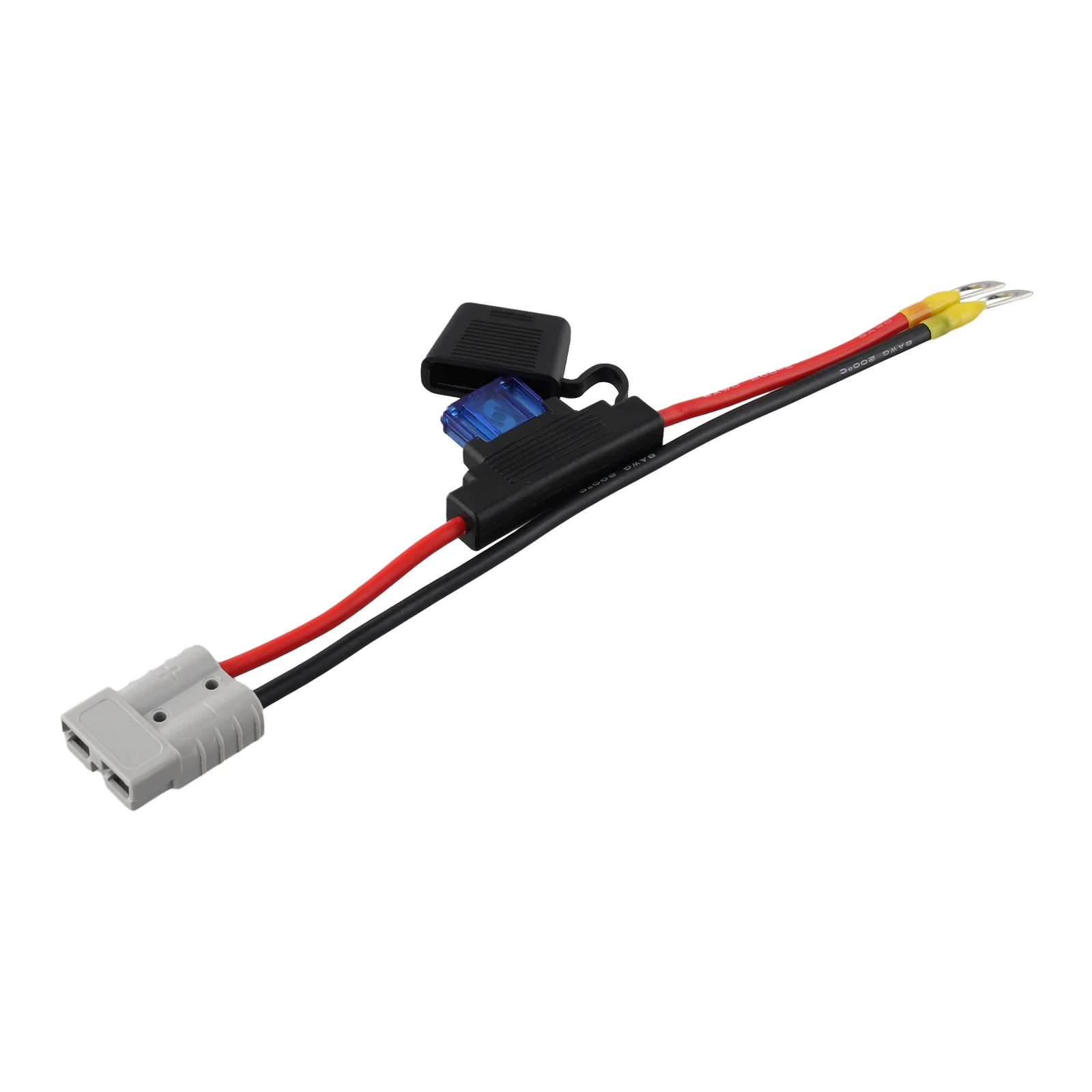 1pc For 30cm 8AWG 50Amp Extension 6mm Twin Core Automotive Cable Wire Cable Connection Accessories 1pc For 30cm