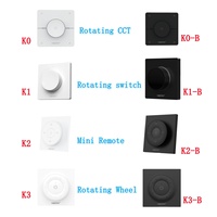 NEW MIBOXER 2.4GHz K0 Rotating CCT Scene Remote/K1 Rotating switch/K2 Mini Remote/K3 Rotating Wheel Remote wireless transmiss