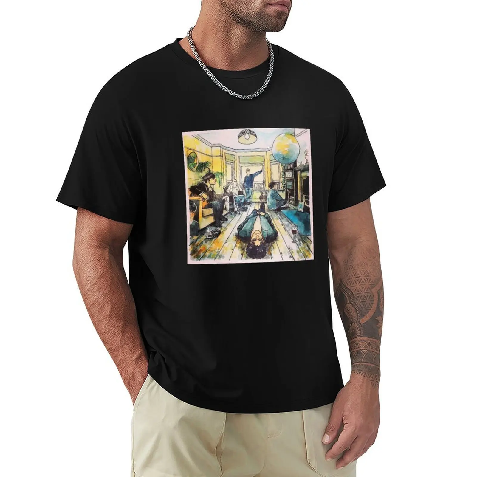Definitely maybe artwork T-Shirt Anti-Fade Casual Tee Shirt