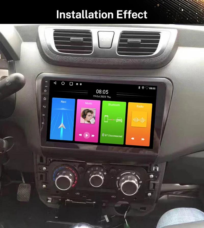 9 Inch 4+64GB 6 +128Gb Android Car Radio 2 Din IPS Screen Car Dvd Player Carplay Stereo Gps Navigation for DFSK V29 C31 C32 2012