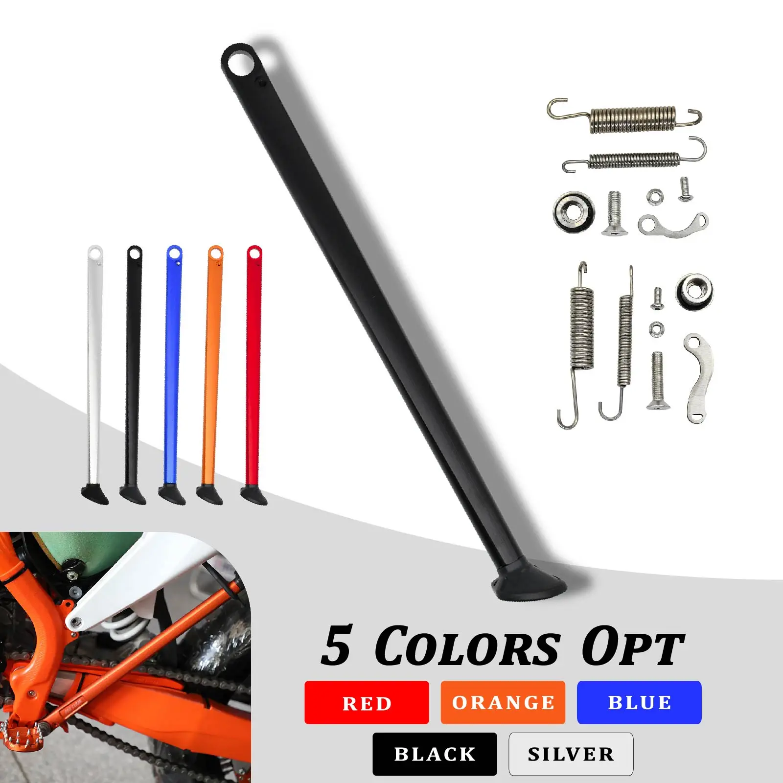 

Kickstand Side Stand Spring Kit For KTM XC XCF XCW XCFW EXC EXCF Six days TPI 150 200 250 300 350 450 500 530 2008-2016