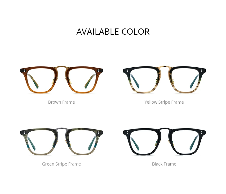 HEPIDEM Acetat Brille Rahmen Männer Marke Designer Retro quadratische Nerd Brillen japanische handgemachte Brille Vintage Brillen 9214 – Detail 5