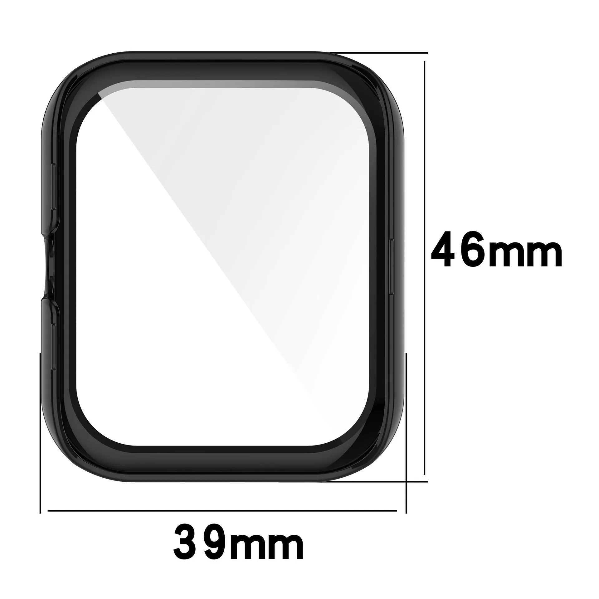 Verre et étui pour Amazfit Bip 3/Bip 3 Pro, accessoires de protection, coque de pare-chocs, cadre, protecteur d'écran anti-rayures, Guatemala