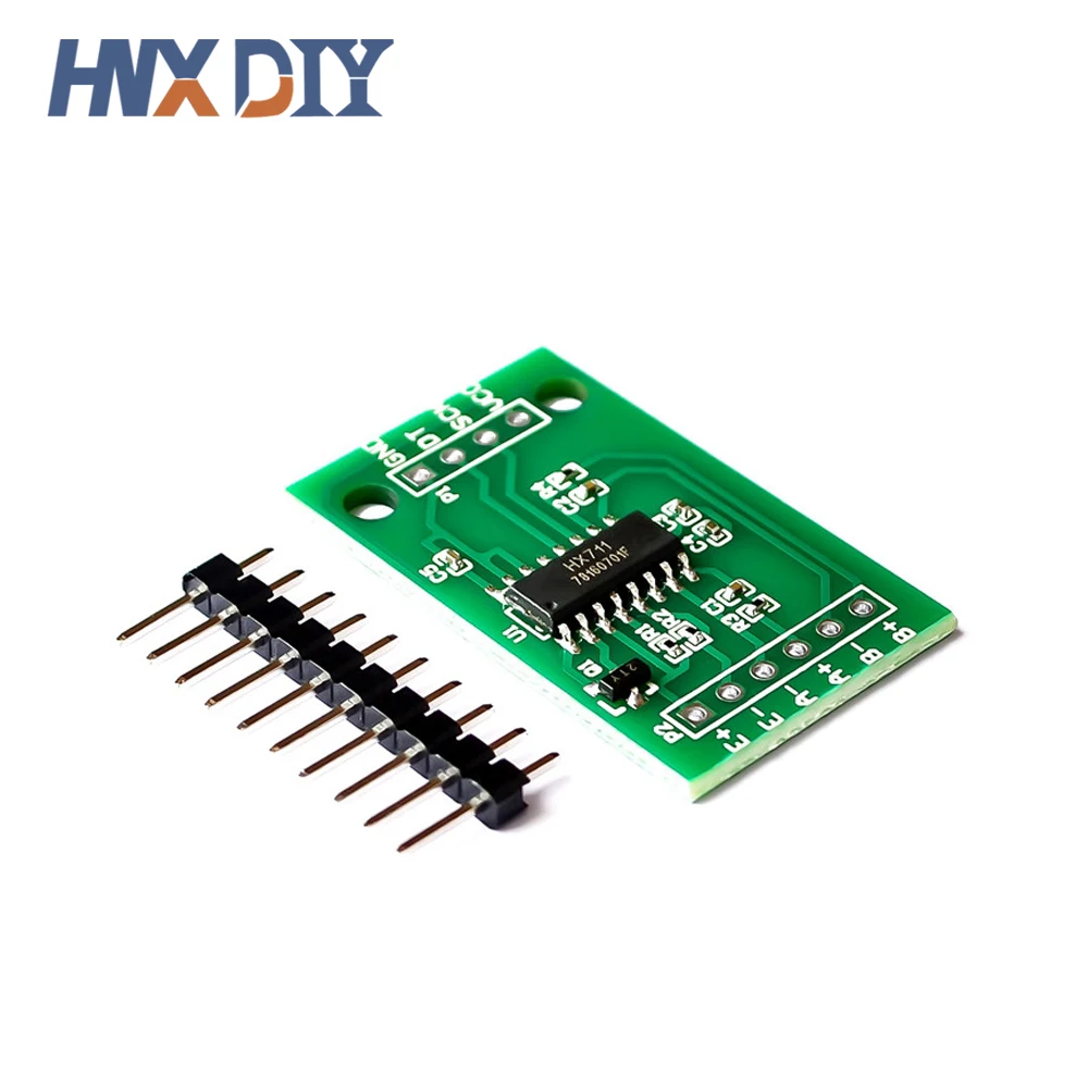 HX711 AD Module Body Load Cell Weighing Sensor Pressure Sensor+4Pcs 50kg Human Scale Load Cell Weight Sensors+Measurement Tools