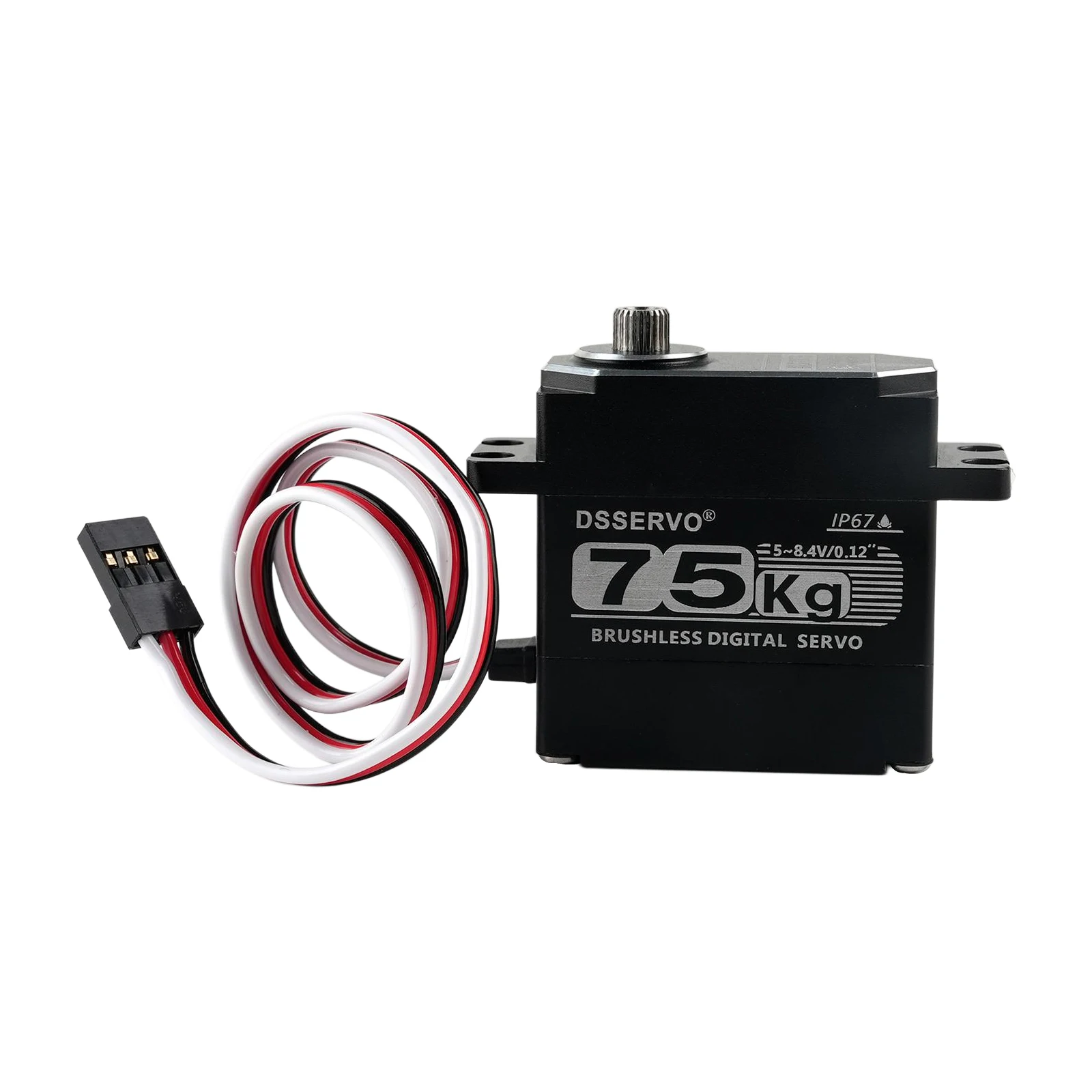 DSservo 75 キロ全金属デジタルサーボ Ds3375 180/270/360 度ブラシレスモーター Ip67 防水サーボ Rc ロボットカークローラー用