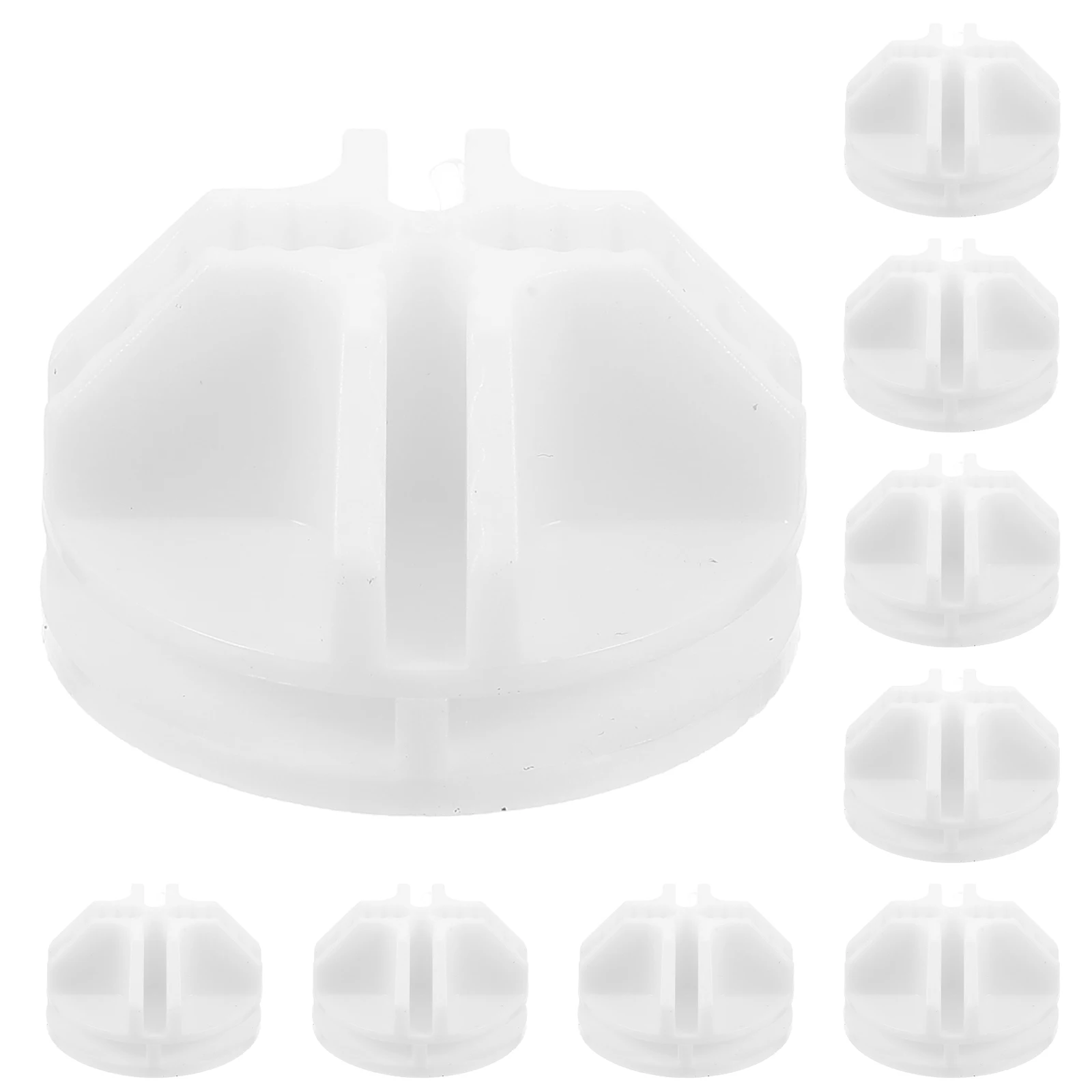 

15 Pcs DIY Storage Cabinet Connectors Plastic Grid Wire Cube Shelving Modular Closet Units Wardrobe Organizer Metal Hardware