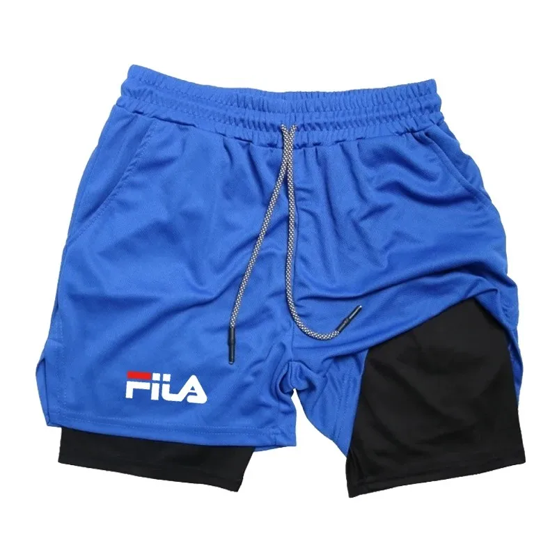 

Men's Double‑Layer Casual Jogger Pants, Spring Summer Fashion Sports Pants for Fitness Basketball Training & Daily Jogging