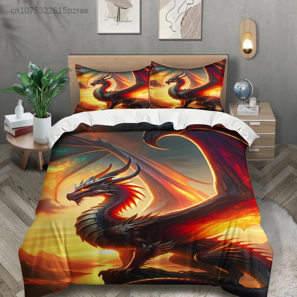 Juego de ropa de cama de dragó - 3D Printing Dragon reseña y precio
