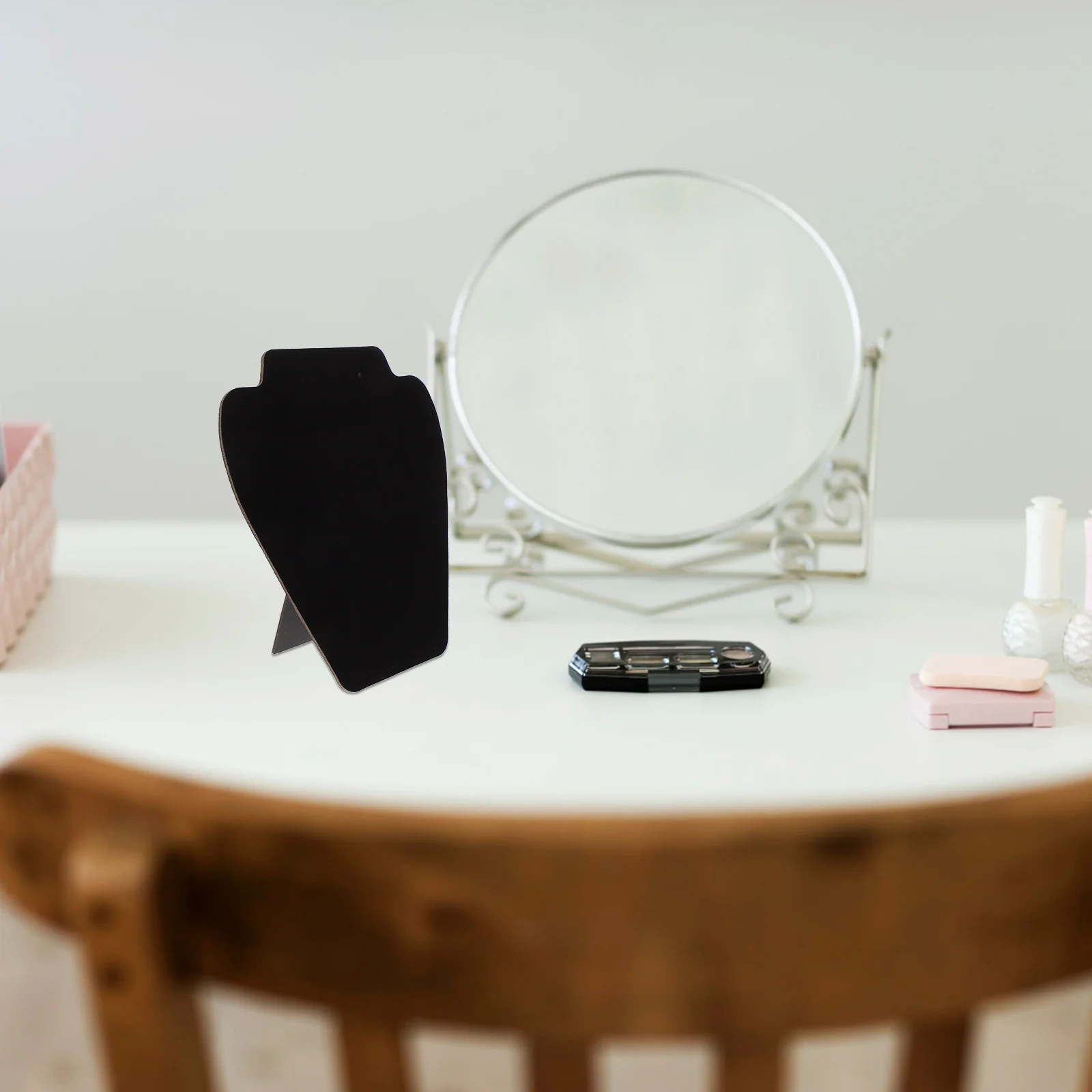 

4 шт., подставка для ювелирных изделий, ожерелье, бюст с держателем для сережек, кулон-органайзер, современная доска для выставки в магазине