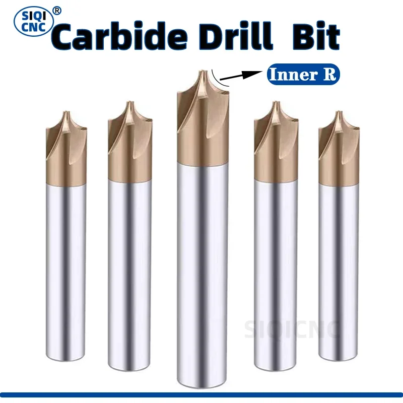 

Carbide Radius Corner Rounding Cutter End Mill CNC Tool R0.5 R1 R2 R3 R4 R6 Chamfering Outside Radii Quarter Circle Router Bit