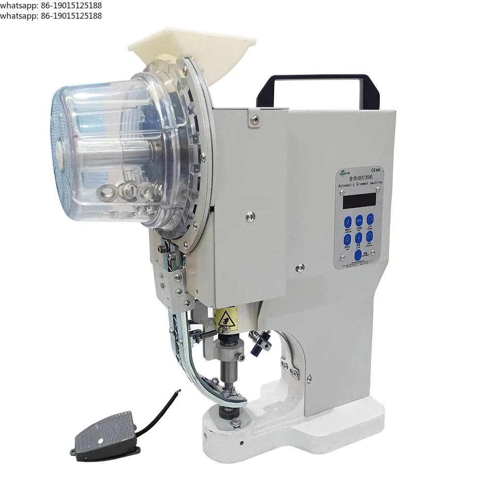 High Speed Automatic Electrical Grommet Eyelet  Machine Made In China With CE 5.5 to 12mm Eyelets
