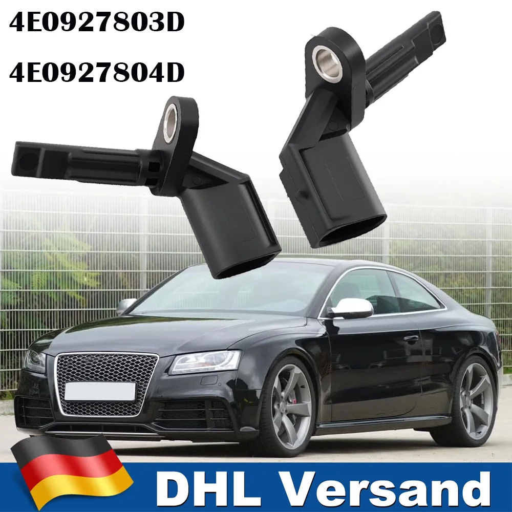2 Stück Neue Auto-ABS-Raddrehzahlsensoren Links Rechts 4E0927803D 4E0927804D Für Audi A4 A5 A6 A7 A8 Q5 R8 RS5 RS7 S4 S5 S6 S7 S8 SQ5 Vordere ABS-Sensoren Auto-Zubehör 4E0927803A 4E0927804A