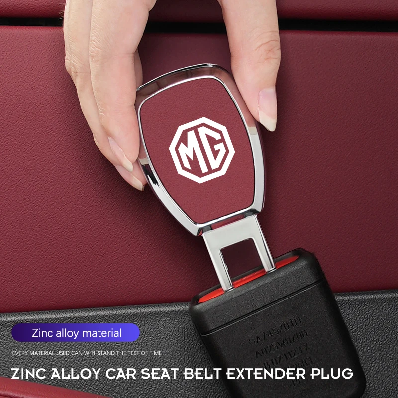 سبائك الزنك سيارة موسع التوصيل حزام الأمان البطن تمديد ملحق ل MG 4 5 6 7 Cyberster ES5 ONE MG5 Scorpio ZS HS MARVEL-R