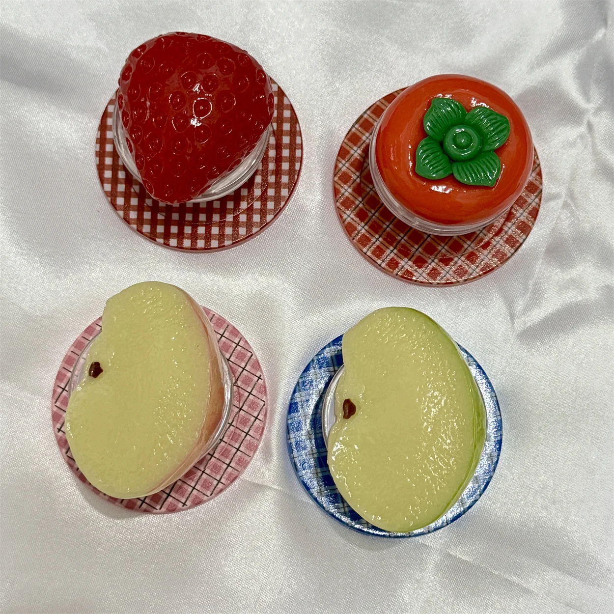 

Поддержка Magnetic Créatif De Téléphone Aux Fruits Coréens, Pour IPhone 17air 16 Samsung S25 Grip Tok Griptok