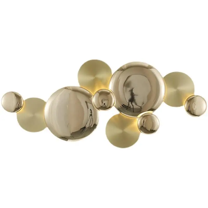 مصباح جداري فاخر جديد ما بعد الحداثة مصمم نموذج غرفة فندق فيلا غرفة المعيشة حائط الخلفية ديكور جوي