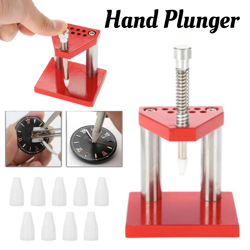 Watch Hand Needle Remover Presser Portable Wristwatch Plunger Puller Accurate Parts Watchmaker Repair Fittings Tools Red