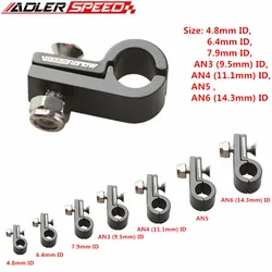 High Quality Aluminum Alloy Braided /Oil/Gas/Fuel Hose Clamp Separator Divider Clamp AN3/AN4/AN6 Hose Fitting Separator Kit