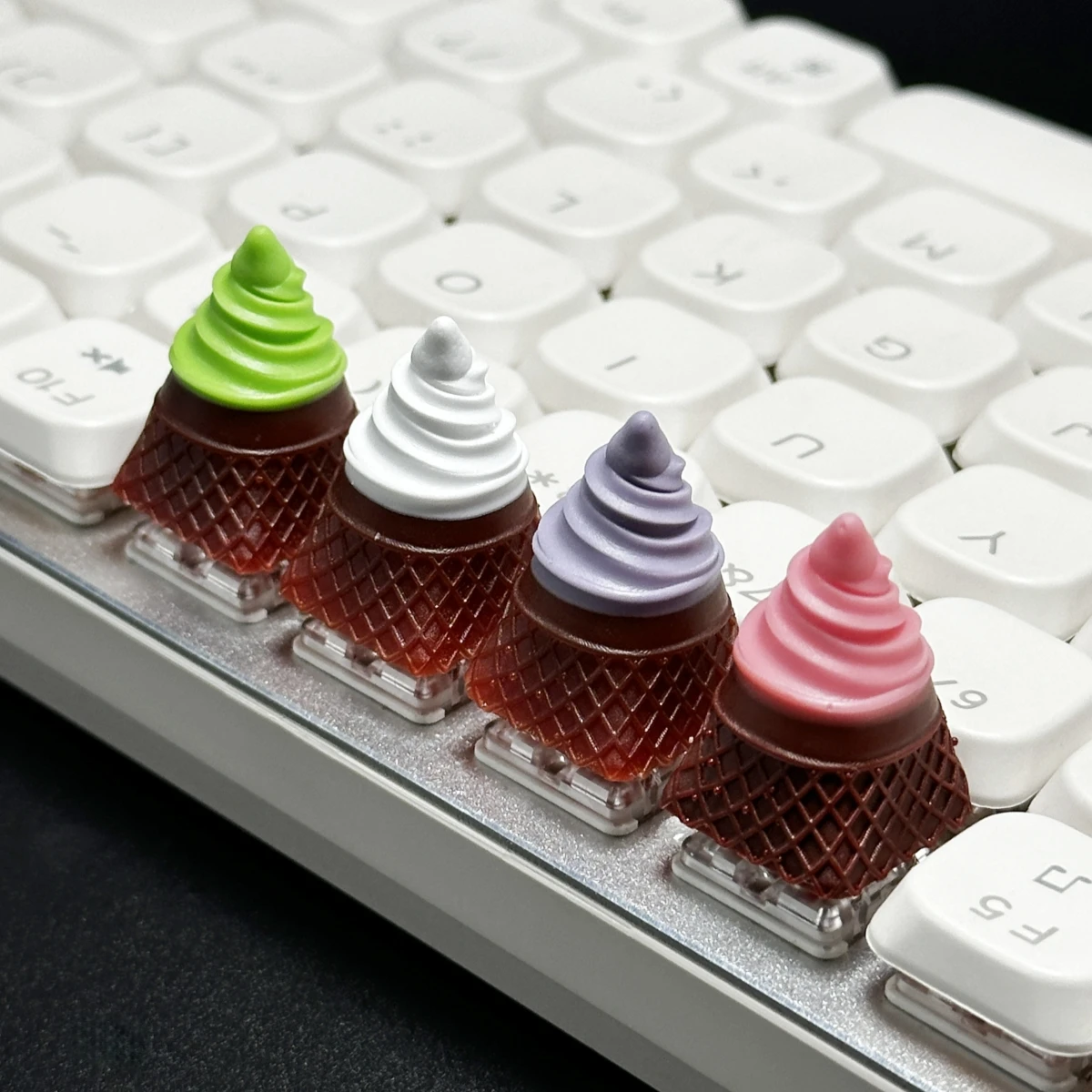 ESC Key Caps Cross Axis Mechanical Cute Ice Cream Keycaps Kawaii Keyboard Keycap Office Game Accessories Friend Gift