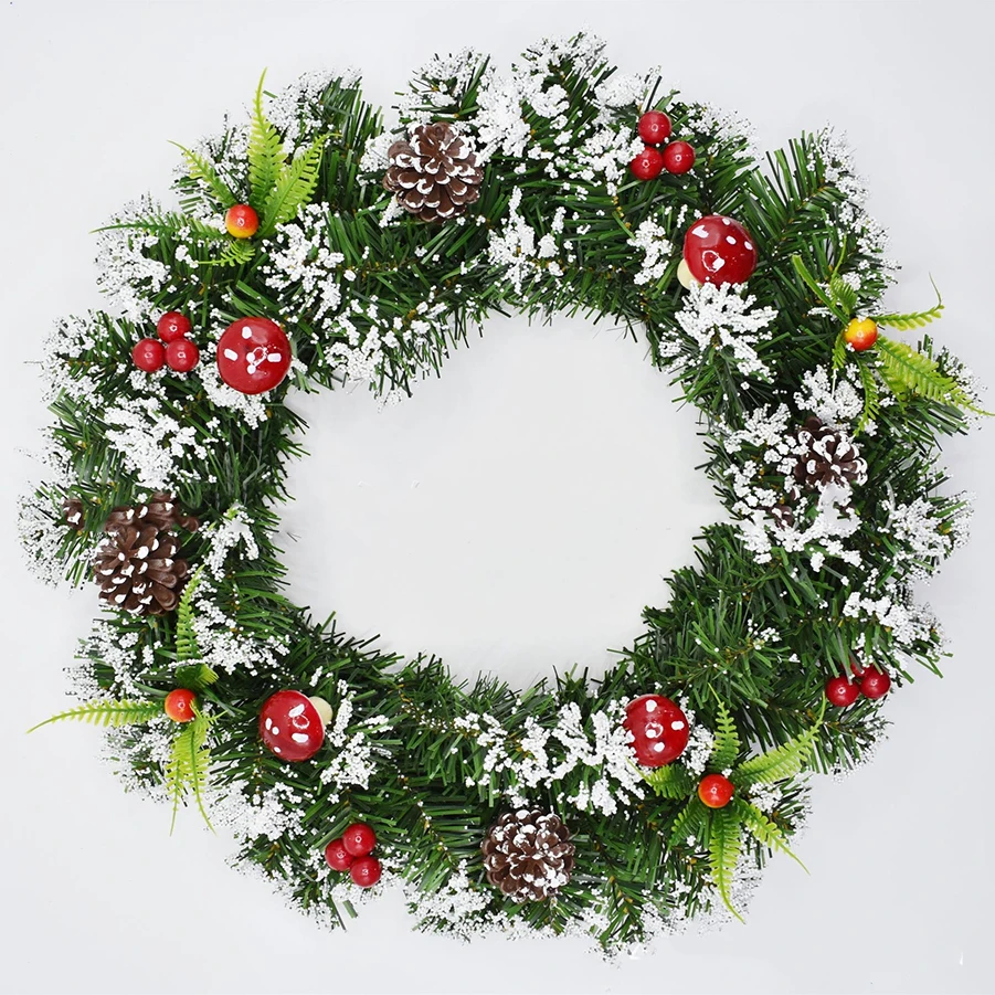 

Christmas Wreath Christmas Tree Wreath Christmas Artificial Wreath Artificial Christmas Wreaths Xmas Porch Wreath Decorations