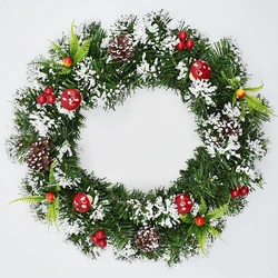 Christmas Wreath Christmas Tree Wreath Christmas Artificial Wreath Artificial Christmas Wreaths Xmas Porch Wreath Decorations