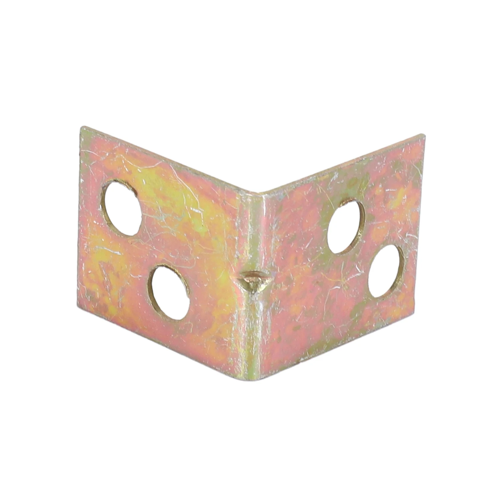 Metal Shelf Support 90 Degree 12pcs Brass Tone