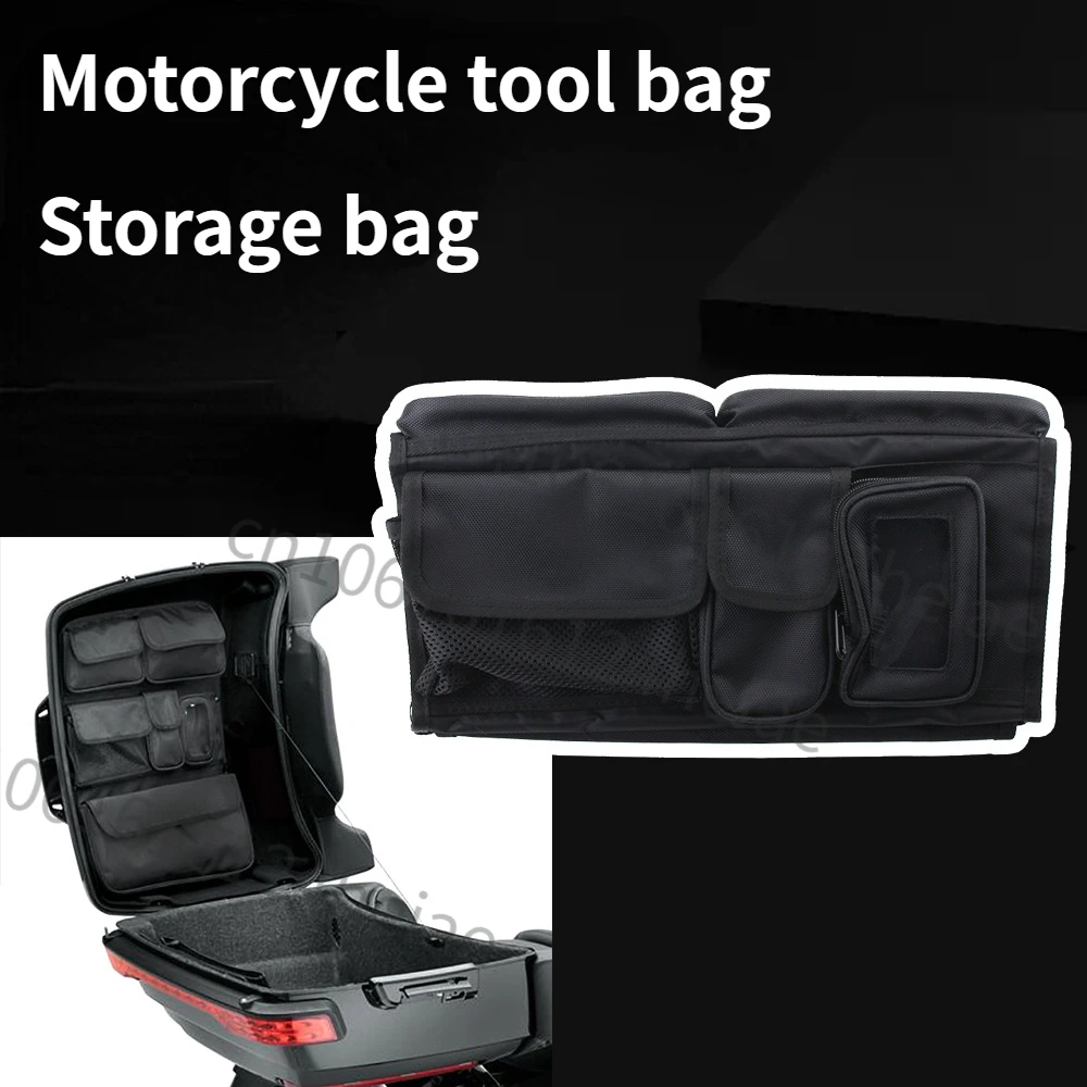 

Motorcycle Tool Bag Motorcycle Trunk Bag Storage Bag Locomotive Modified Front and Rear Side Bag Head Bag