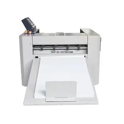

SM-372Y A3 Automatic Creasing Machine 3850 Sheets Per Hour Paper Perforation Machine for Cards Brochures Books