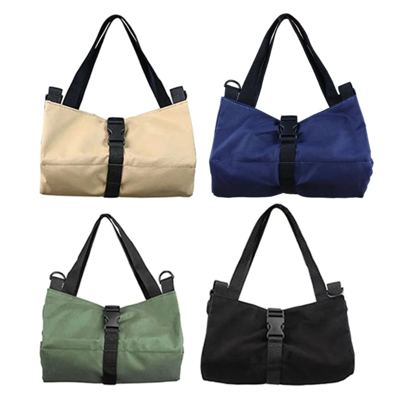 

652F Сумка для инструментов, холщовая сумка для инструментов, свернутая сумка, небольшая сумка для инструментов с 5 карманами на