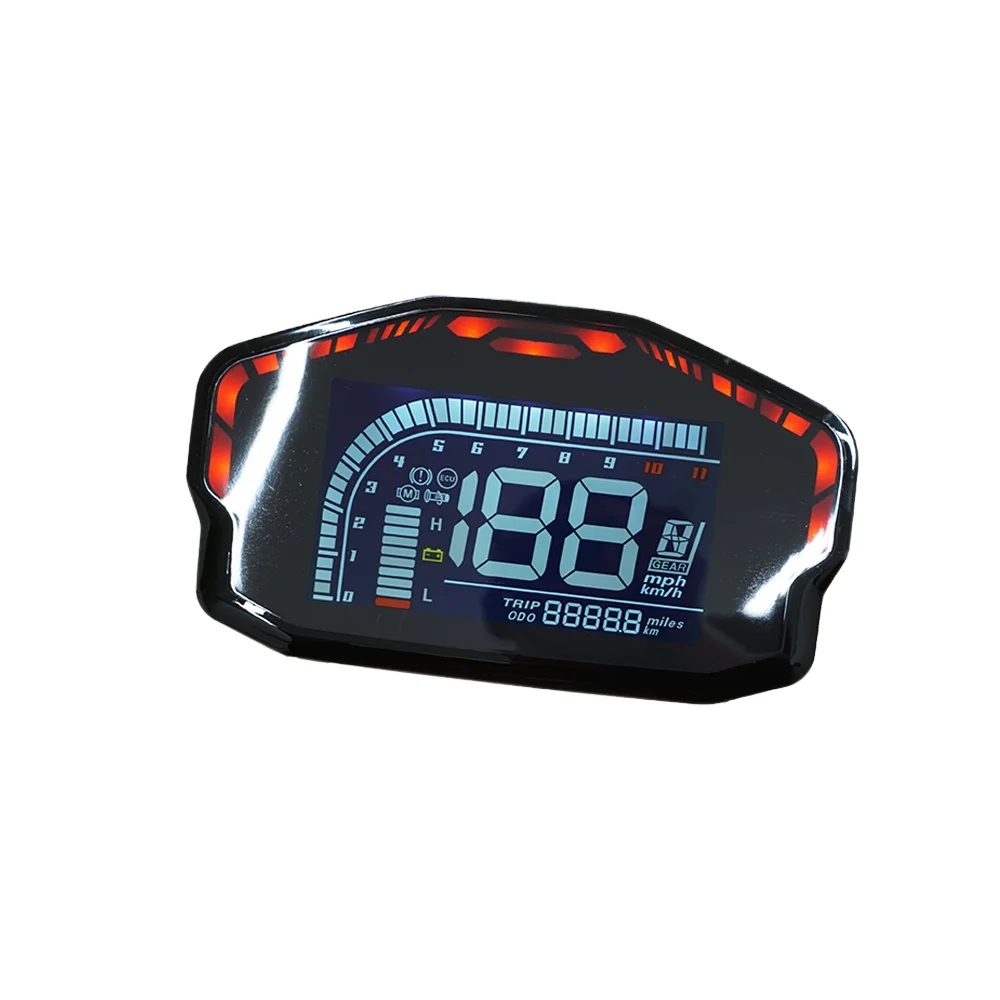 New DKD LCD-M Speedometer for Retrofit/Upgrade Supports VOTOL Fardriver with LIN/CAN-BUS for Electric Scooters and Motorcycles