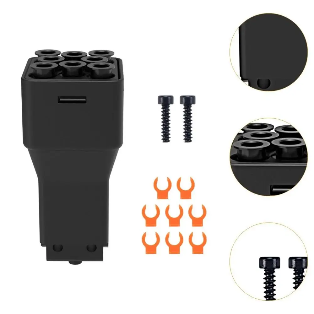 8 in 1 Filament Hub 3D Printer Hub Filament Pipe Expansion Port Lightweight 3D Printer Parts Reduce Resistance Easy Installation